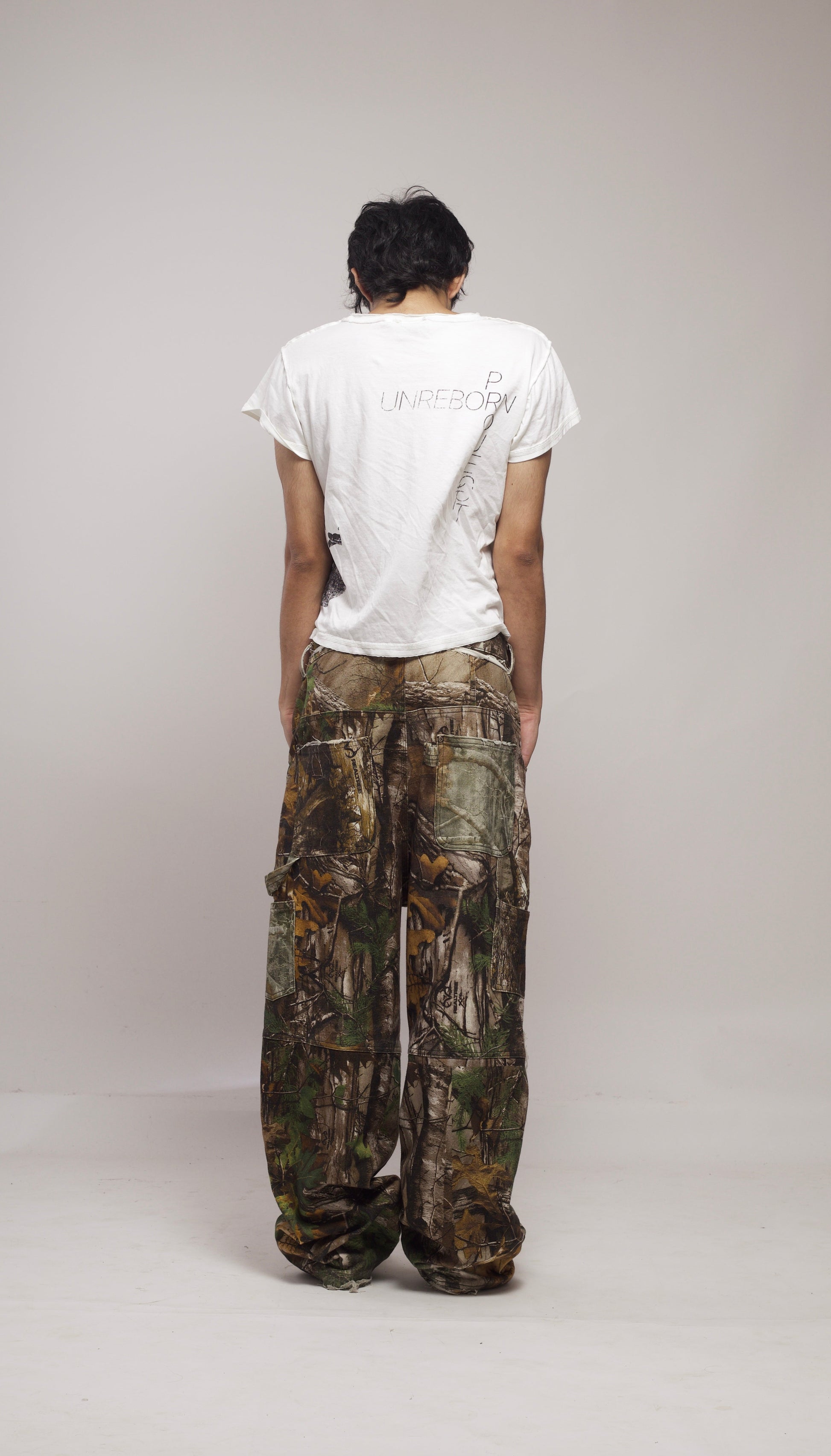 FERAL BRUTALITY T-SHIRT (FADED WHITE)