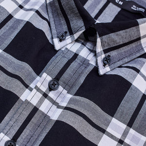 Black Checks Regular Fit Shirt