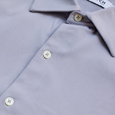 Grey Regular Fit Stretch Shirt