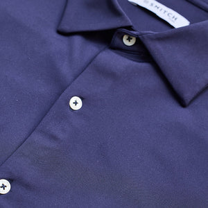 Navy Regular Fit Stretch Shirt