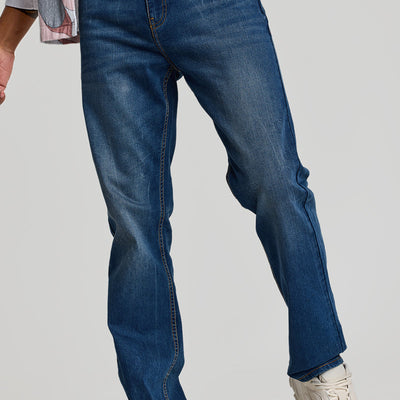 Blue Straight Fit Jeans