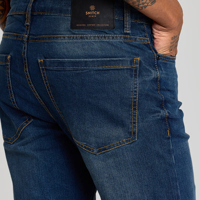 Blue Straight Fit Jeans