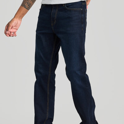 Navy Straight Fit Jeans