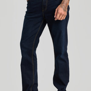 Navy Straight Fit Jeans