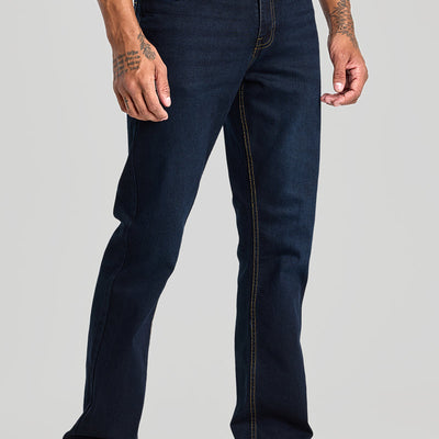 Navy Straight Fit Jeans