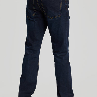 Navy Straight Fit Jeans