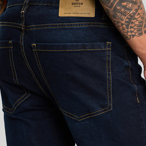 Navy Straight Fit Jeans