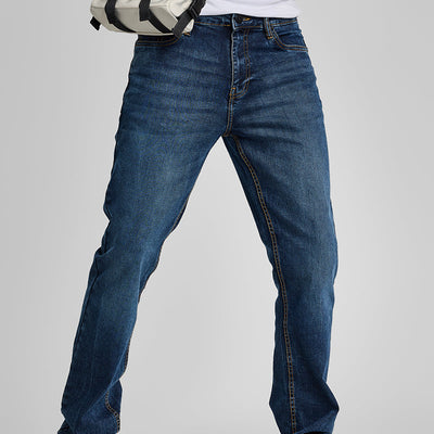 Indigo Straight Fit Jeans