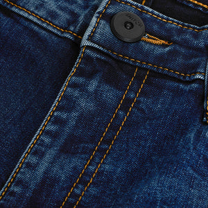 Indigo Straight Fit Jeans