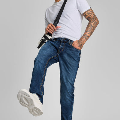 Indigo Straight Fit Jeans