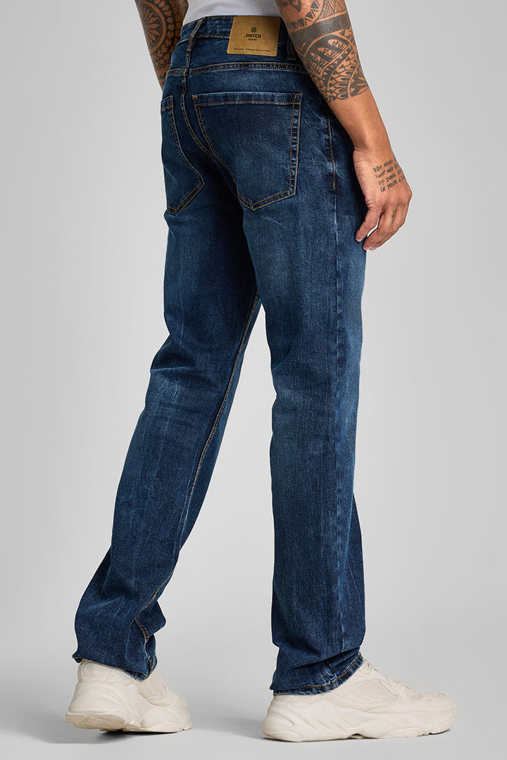 Indigo Straight Fit Jeans