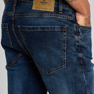 Indigo Straight Fit Jeans