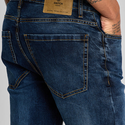 Indigo Straight Fit Jeans