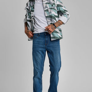 Blue Straight Fit Jeans