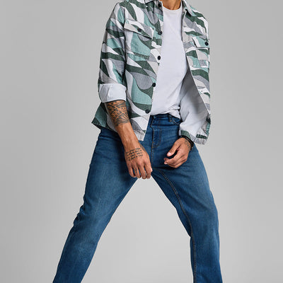 Blue Straight Fit Jeans