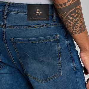 Blue Straight Fit Jeans