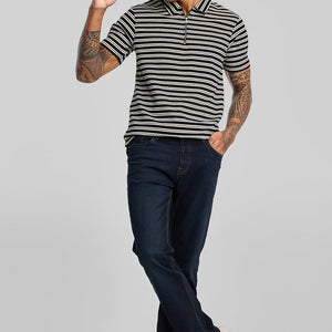 Navy Straight Fit Jeans