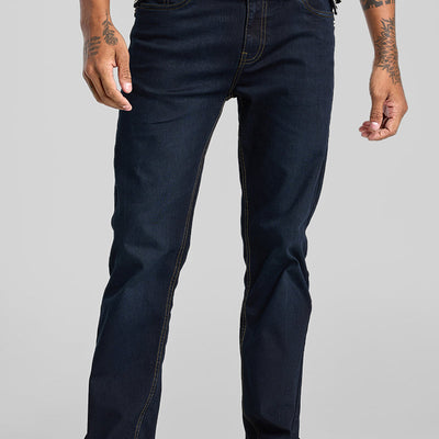 Navy Straight Fit Jeans