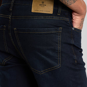 Navy Straight Fit Jeans