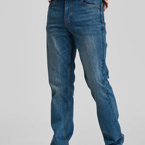 Dark Blue Straight Fit Jeans
