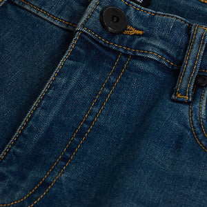 Dark Blue Straight Fit Jeans