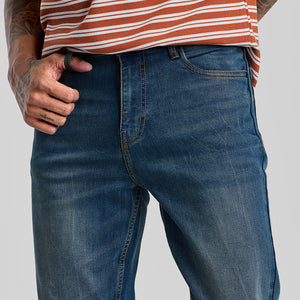 Dark Blue Straight Fit Jeans