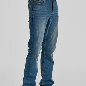 Dark Blue Straight Fit Jeans