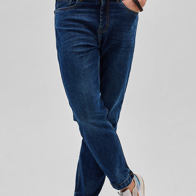 Dark Blue Slim Fit Jeans