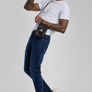 Navy Tapered Fit Jeans