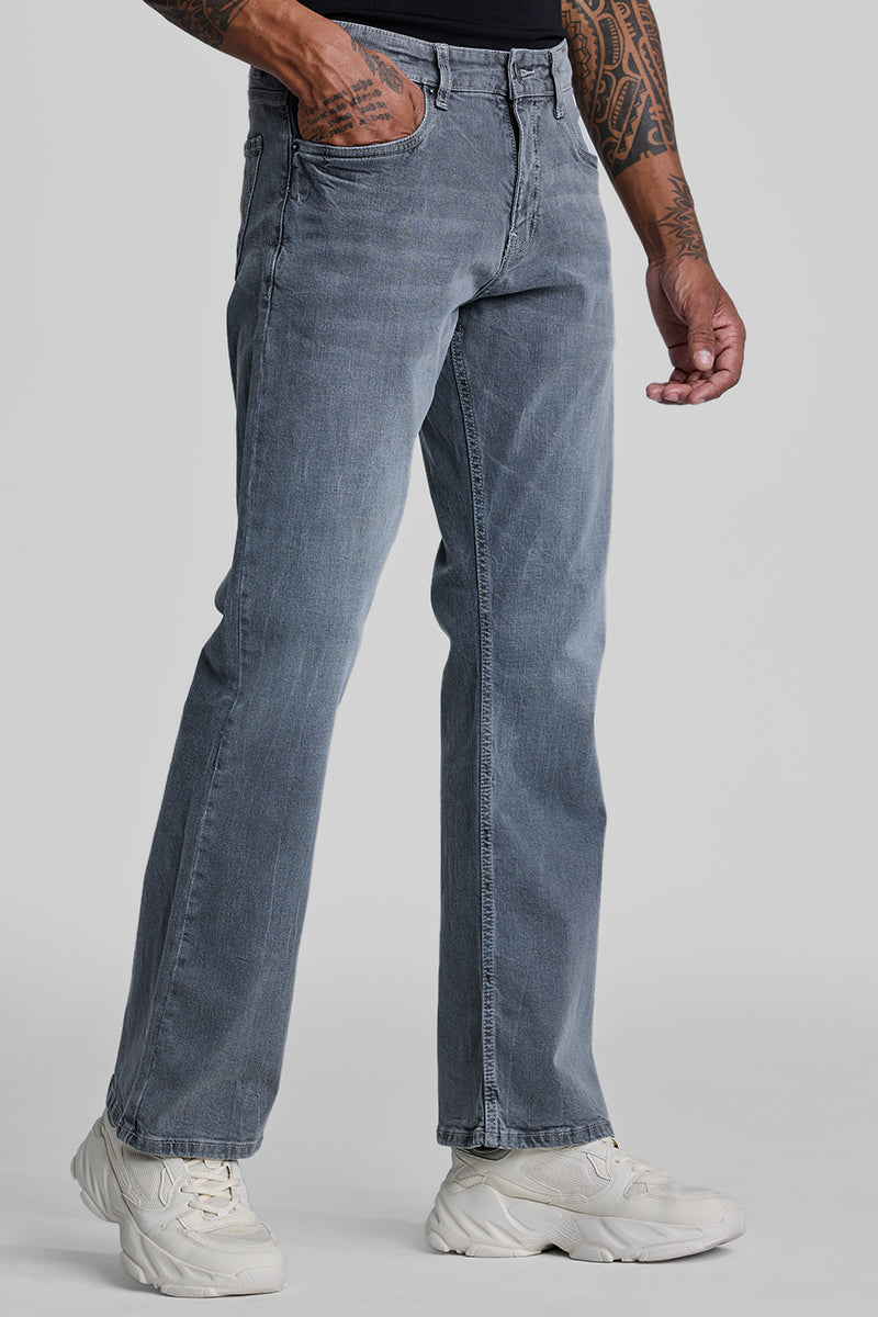 Grey Bootcut Jeans