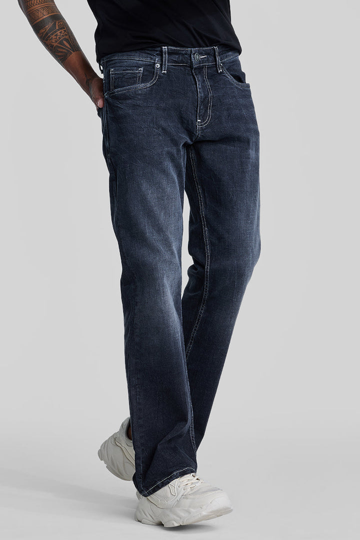 Navy Bootcut Jeans