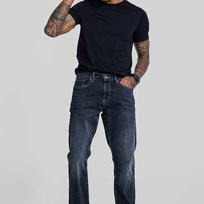 Navy Bootcut Jeans