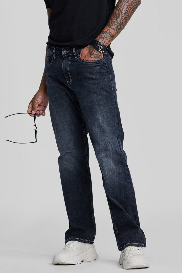 Navy Bootcut Jeans