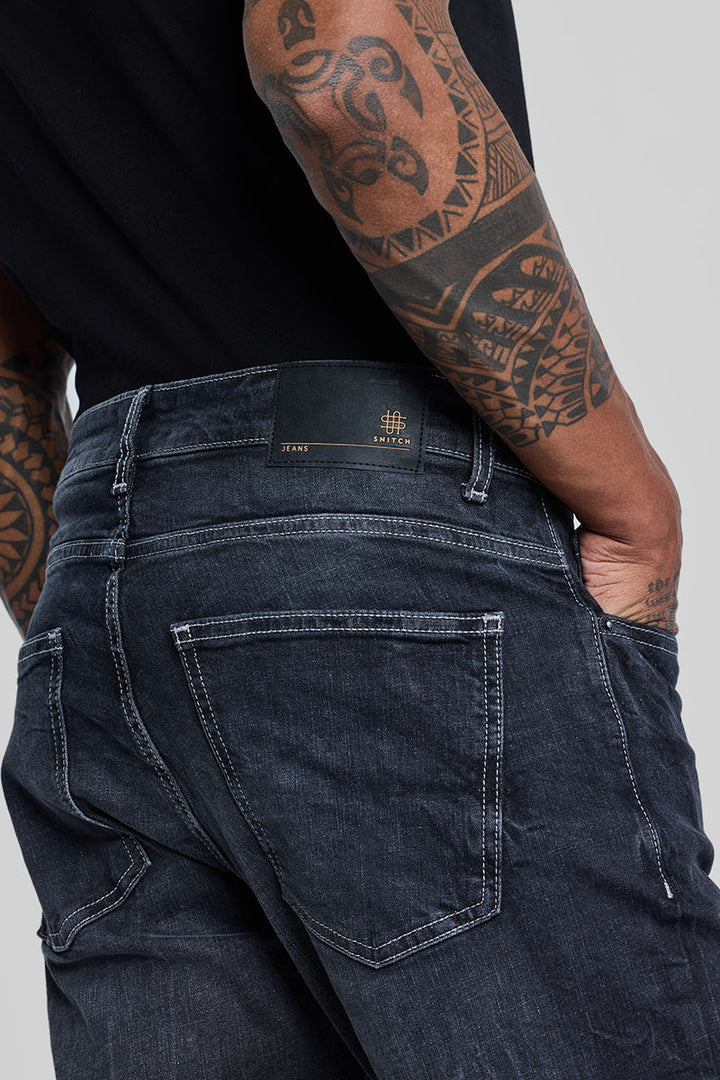 Navy Bootcut Jeans