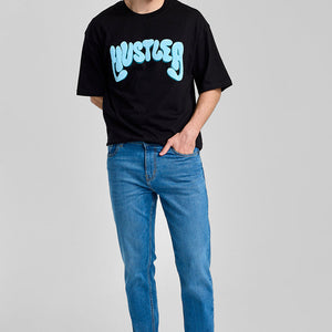 Blue Tapered Fit Jeans