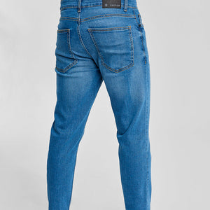 Blue Tapered Fit Jeans