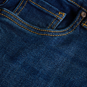 Dark Blue Tapered Fit Jeans