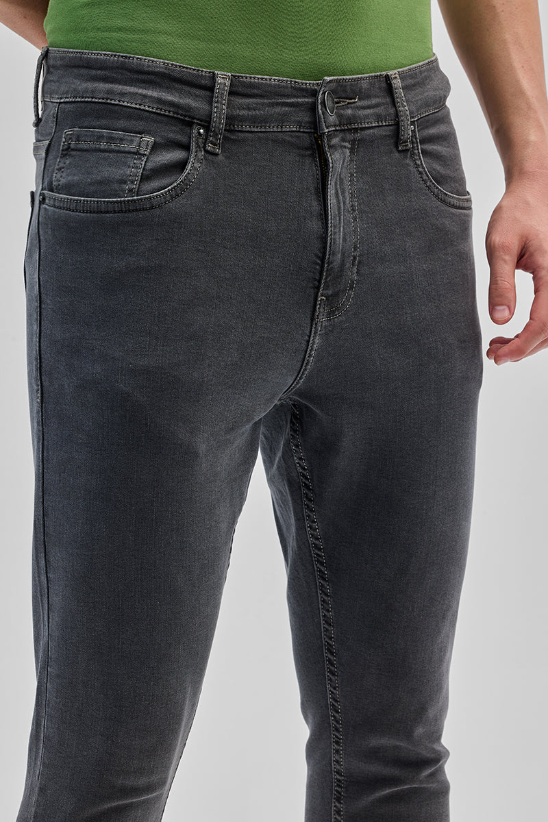 Charcoal Grey Skinny Fit Jeans