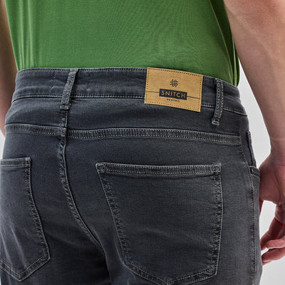 Charcoal Grey Skinny Fit Jeans