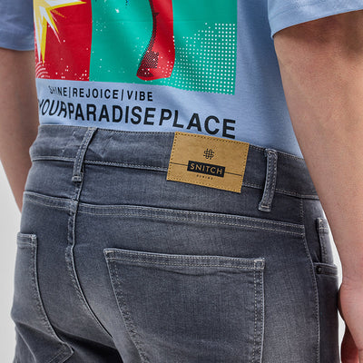 Grey Skinny Fit Jeans