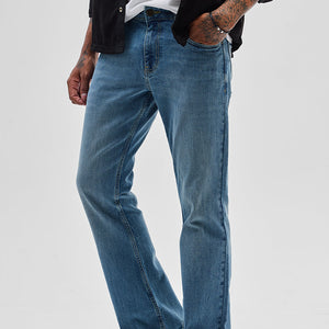Blue Bootcut Jeans