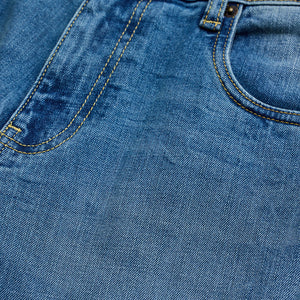 Blue Bootcut Jeans