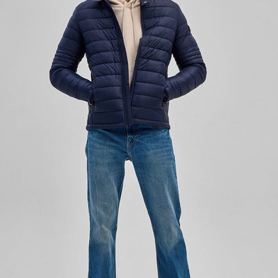 Navy Puffer Jacket