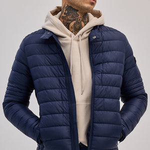 Navy Puffer Jacket