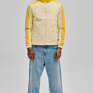 Yellow Colourblocked Ski Jacket