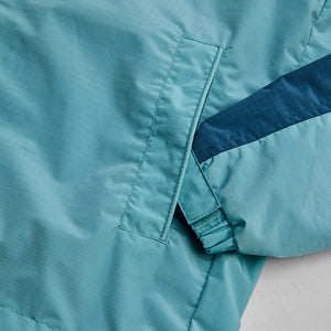 Turquoise Colourblocked Ski Jacket