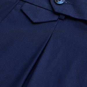 Navy Relaxed Fit Korean Trousers