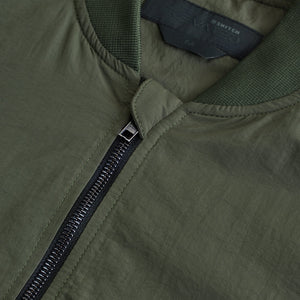 Olive Multi-Zip Relaxed Fit Jacket