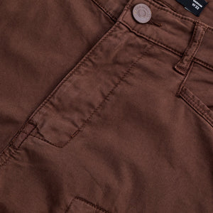 Copper Brown Relaxed Fit Cargo Pants