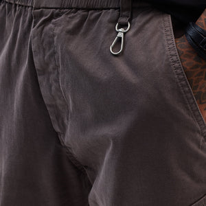 Brown Slim Fit Cargo Pants